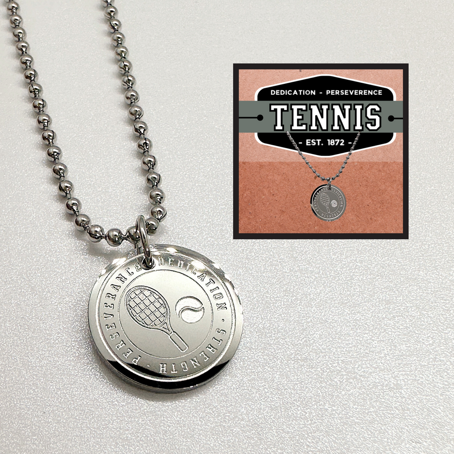 Tennis Gift for Him | Tennis Necklace for Men or Boys