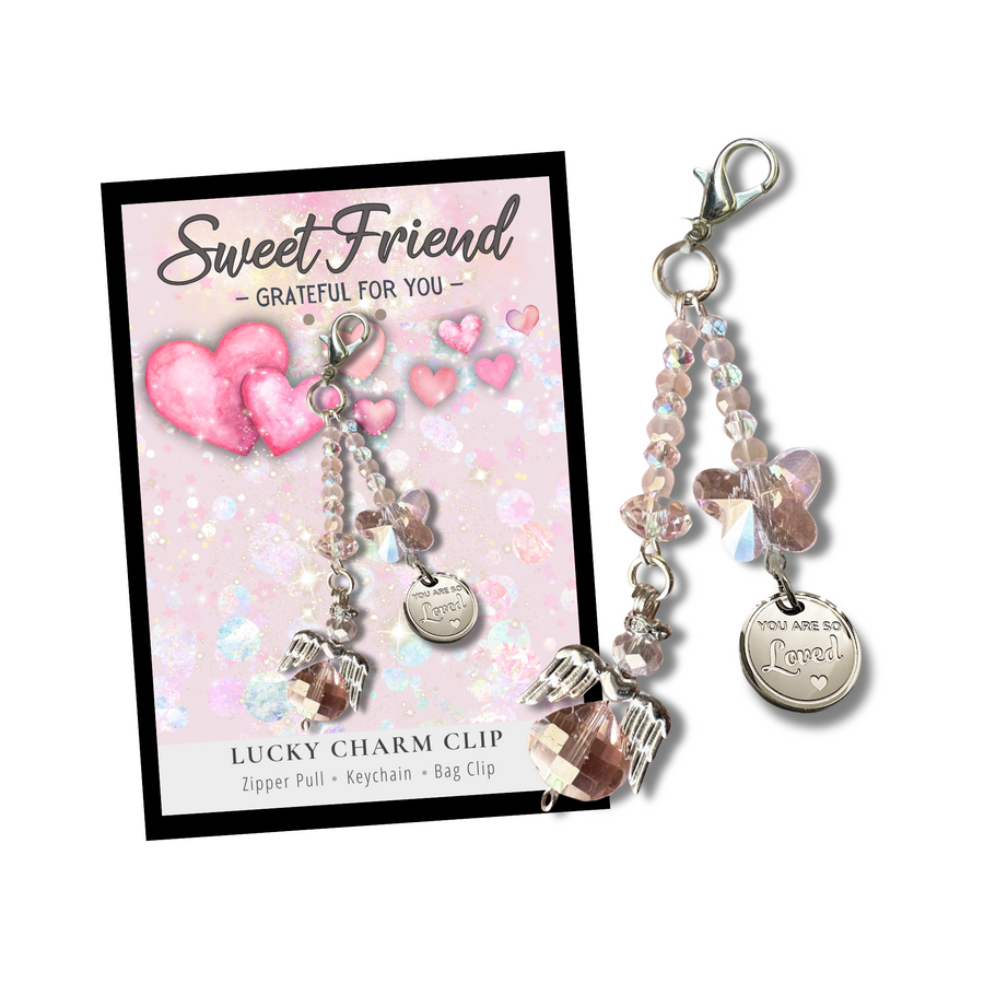 Swent Friend Charm Clip with 'You are so Lovedl' charm, that PERFECT little something.