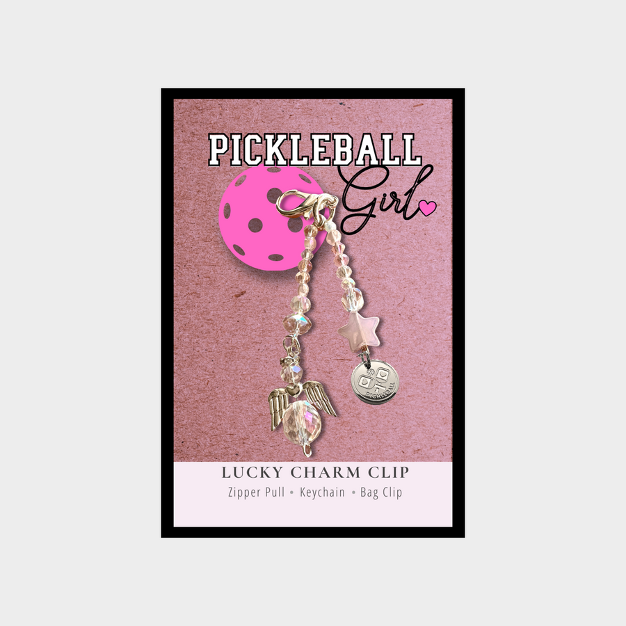 Pickleball Charm Clip