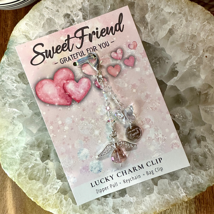 Swent Friend Charm Clip with 'You are so Lovedl' charm, that PERFECT little something.