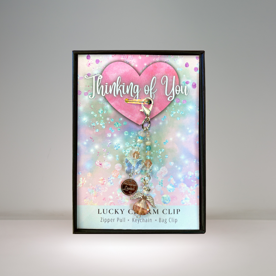 Thinking of You Charm Clip, 'You are so Loved' charm, that PERFECT little something!