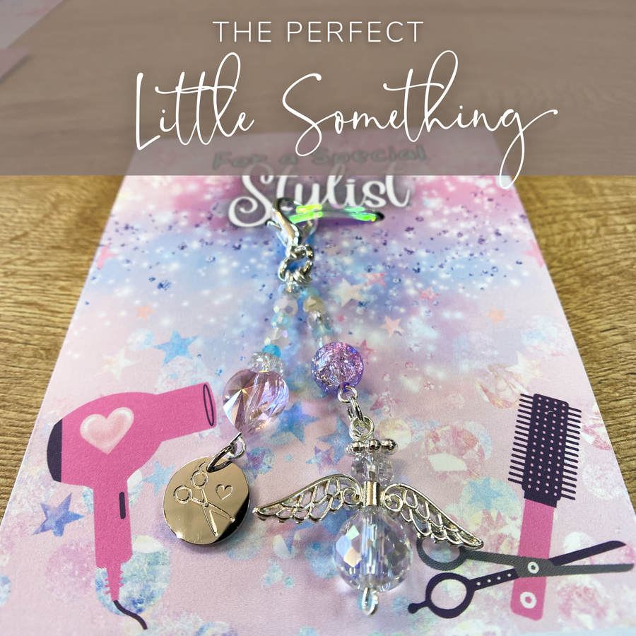 Special Stylist Charm Clip, 'Shear and Comb' charm, that PERFECT little something.