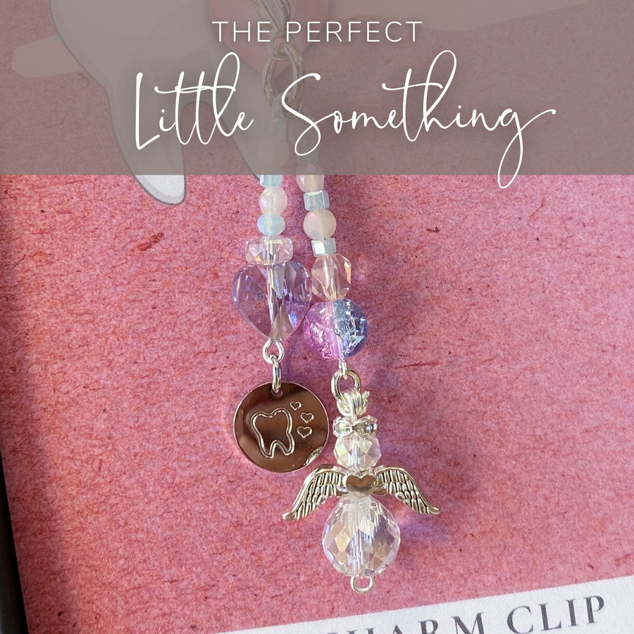 Dental Life Charm Clip, with 'Tooth' charm, that PERFECT little something.