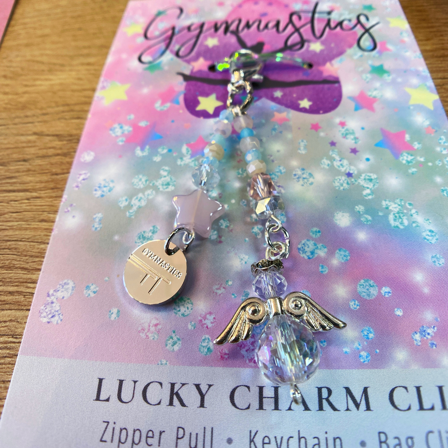 Gymnastics Charm Clip, 'Gymnastics' charm, that PERFECT little something.