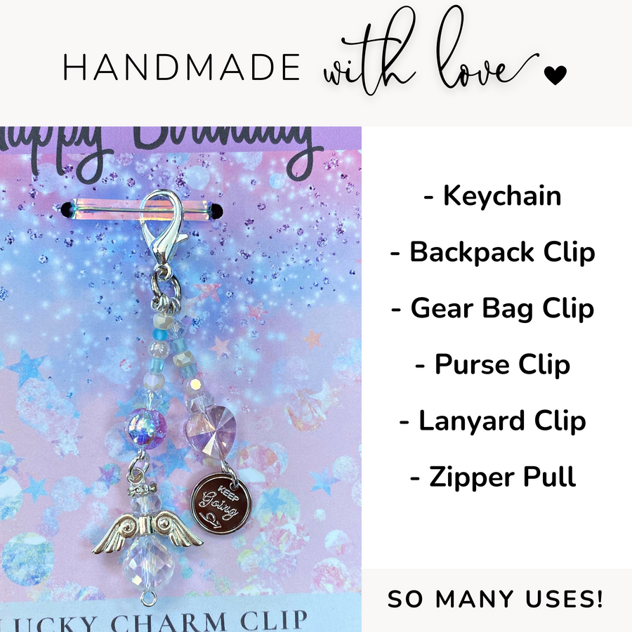 So Many Uses! Happy Birthday Charm Clip, handmade with love!
