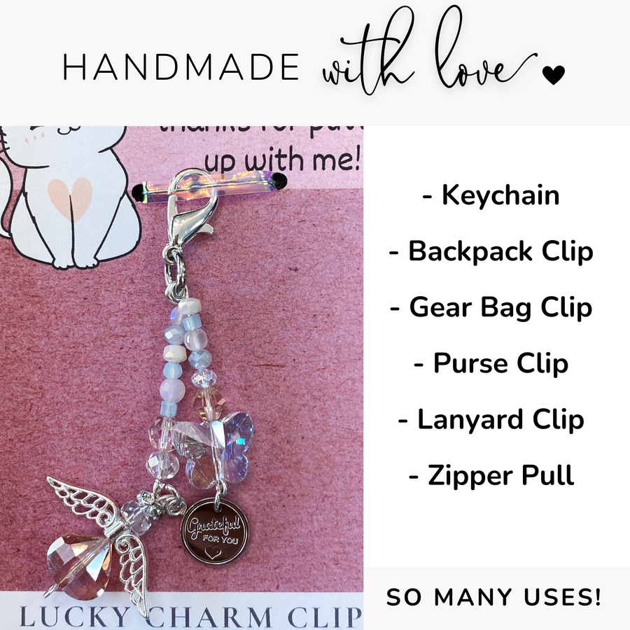 So Many Uses! Coworker Charm Clip, handmade with love!