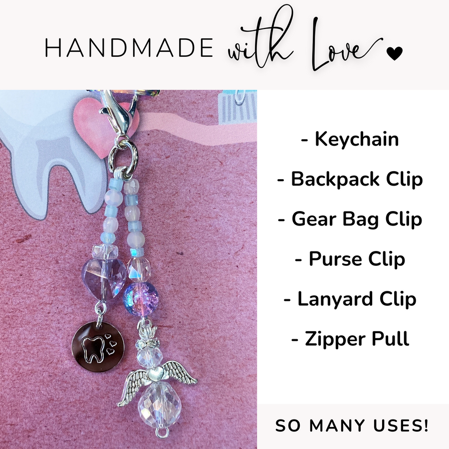 So Many Uses! Dental Life Charm Clip, handmade with love!
